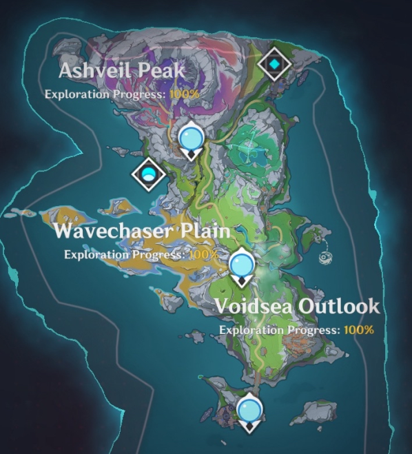 upper nod krai, every area is labeled 100%